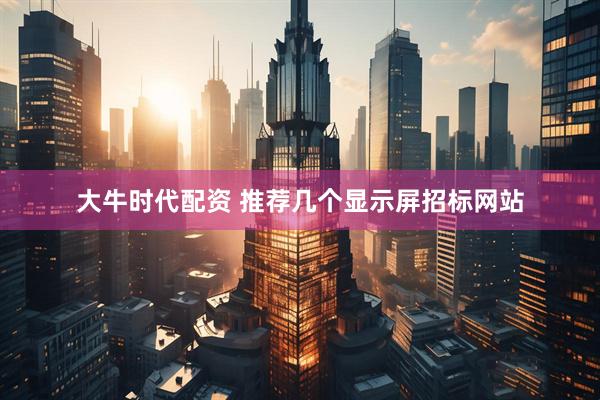 大牛时代配资 推荐几个显示屏招标网站